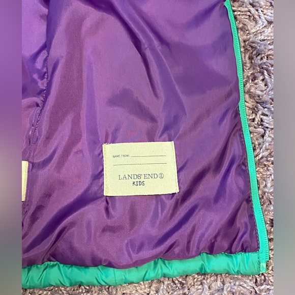 Land’s End kids insulated puffer vest size 5-6 🍁 🍂 - Picture 2 of 16